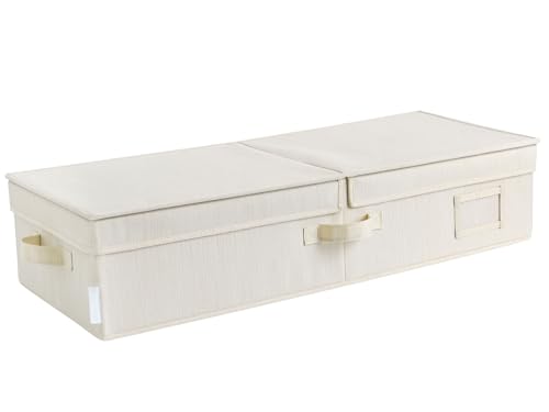 JS HANGER Underbed Storage Containers Bin with Lids, 1 Pack
