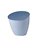 Mepal - Küchenabfalleimer Calypso - Kleiner Mülleimer mit Deckel - Komposteimer Küche - Ideal für die Küchenorganisation - Küchenhelfer und Spülmaschinenfest - 2200 ml - Nordic blue
