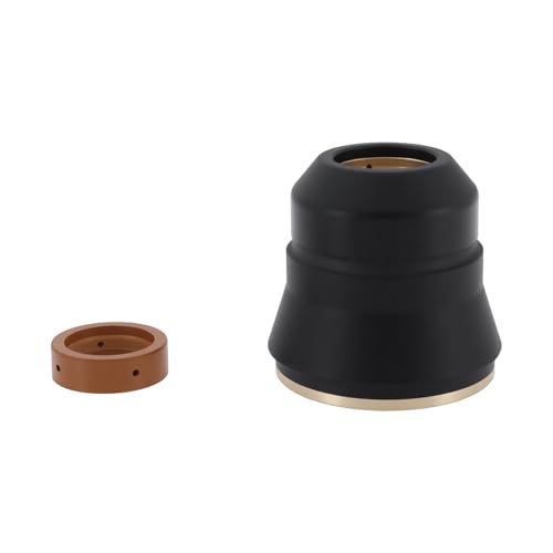 Micro Traders Plasma Cutter Retaining cap56811 56255 Compatible with Harbor Freight Titanium 45 Plasma Cutter with swirl ring