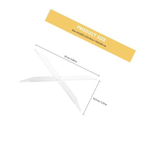 Support de présentation acrylique de X pour optimiser vos tables de révision en bibliothèque