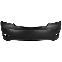 Primered, Rear Bumper Cover Replacement for 2012-2017 Hyundai Accent Sedan 12-17, HY1100184