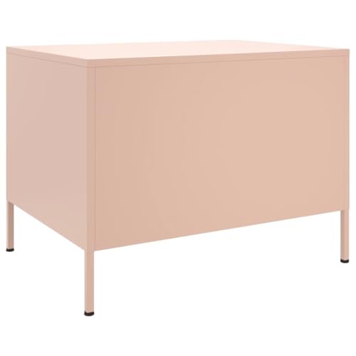 Table basse rose avec rangement pour un salon cocooning et design - 8