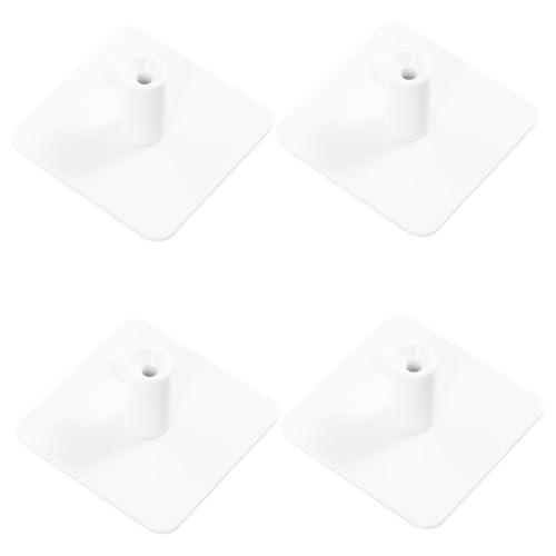 ULTECHNOVO 4 soportes con gancho para accesorios de mezcla, organizador plano, resistentes y fáciles de instalar, compatibles con amasadoras para paredes y estantes