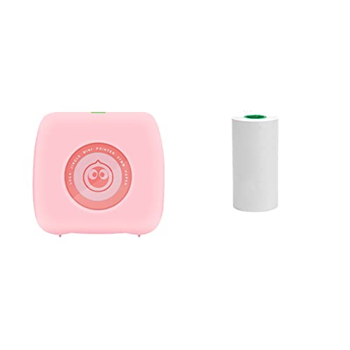Image of Mini Pocket Printer Multi Functional Photo Picture Bill Note Printer Label Maker(Pink)