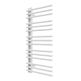 Granitan Badheizkörper 90x50 cm - Weiß - Effizienter Handtuchwärmer und Handtuchhalter - Handtuchheizkörper Elektrisch Nutzbar - Heizkörper für Badezimmer - 400W