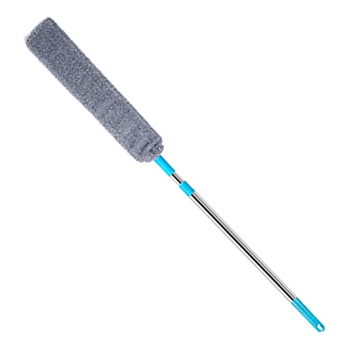 Ciieeo Plumero para Limpiar Debajo Cama 130 Cm Flexible Diseño Plano Microfibra Herramienta de Limpieza del Hogar Adecuado para Sofá y Electrodomésticos Domésticos
