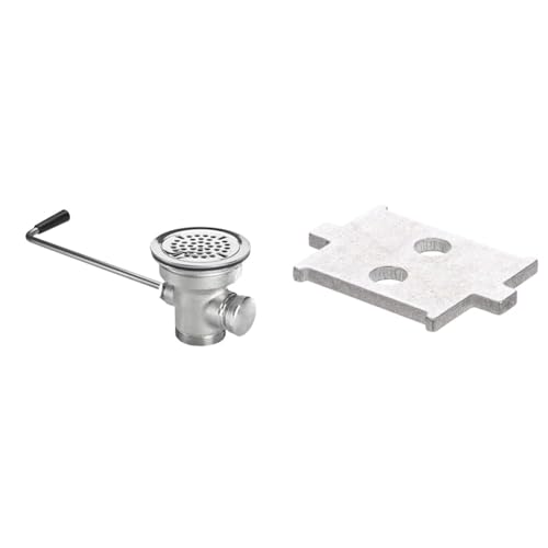 Krowne 22-204 Twist Waste Drain with T&S Brass 017670-45 Waste Drain Installation Tool, Chrome