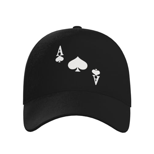 Ace of Spades Poker Baseball Hats for Men and Women - Classic Adjustable Hats2