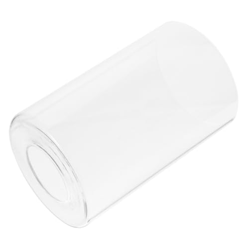 iplusmile Pantalla De Vidrio Pantalla De Lámpara De Vidrio Pantalla De Lámpara De Cilindro Pantalla De Lámpara De Mesa De Vidrio Pantalla Cilíndrica De Cristal Sombra De Lámpara Transparent