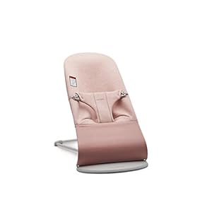 BabyBjörn Bouncer Bliss, 3D Jersey, Dusty Pink