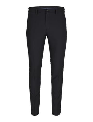 Pantalon de costume homme grande taille noir Jack & Jones JPRSOLARIS pour effacer les plis
