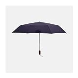 IKHAI Paraguas Diseñador de Verano Paraguas automático de Madera a Prueba de Viento 112 cm Golf Gran Paraguas Plegable Marca Paraguas japonés (Color :...