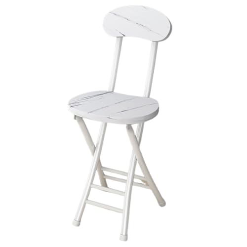 Tabouret de bar pliable 44 cm : siege d'appoint stable pour comptoir de cuisine - 2