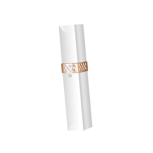 Épilateur électrique visage blanc compact et rotatif pour sourcils sans pile