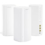 Tenda WiFi 7 Mesh System BE3600 – Dual Band Mesh WiFi System for Home, Covers Up to 6,600 Sq. Ft., Seamless Mesh Network with 3 Gigabit Ports, Supports 160+ Devices, MLO, VPN, 4K QAM, ME3 Pro (3-Pack)