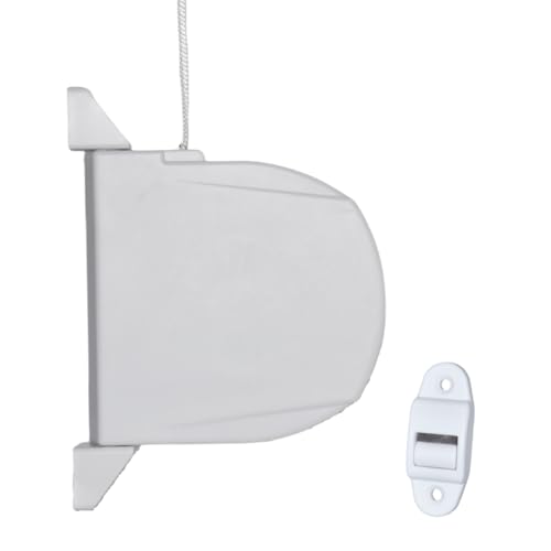 Enrouleur de sangle de volet roulant avec sangle de 14 mm de large, 5 m, montage mural, pivotant à 180 °C (Carré)