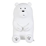 MINISO 11' We Bare Bears Plush Toy - Ultrasoft Stuffed Animals for Kids, Toddlers, Boys, Girls - Cute Kawaii Pillow for Valentine's Day, Christmas - Officially Licensed by We Bare Bears