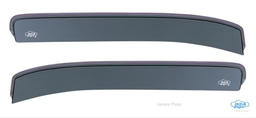 Déflecteurs de vent arrière DGA 22116R en plexiglas aérodynamique haut de gamme