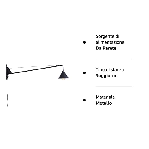 Zozmy VOMI Braccio Lungo Applique da Parete