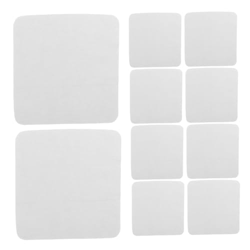 NUOBESTY 10個スエードマイクロファイバー製 レンズクリーニングクロス 眼鏡 メガネ拭き 電話画面 ジュエリー カメラレンズ用 携帯便利 コンパクト 軽量 多目的 清掃