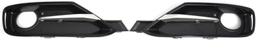 Calandre double pont noire BMW F30 F31 2011-2017 avec plastique antibrouillard avant