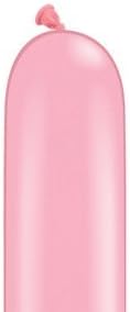 Qualatex 350Q Medium Twisting Balloons, Pink - Pack of 100