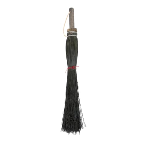 Lehman's Amish Fireplace Hand Broom, Durable Oak Handle and Black Broomcorn Bristles for Efficient Ash and Debris Cleanup