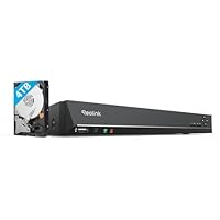 Reolink 16CH 4K PoE NVR Überwachungssystem Rekorder mit 4TB Festplatte, Videoüberwachung für Haus, Innen, Aussen Sicherheit. Unterstützt 16MP/12MP/4K/5MP/4MP HD IP Kameras, RLN16-410