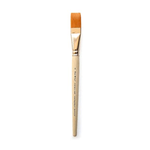 Image of Little Birdie Varnish Matte 100ml with Flat Brush Size 10 | Perfect Set for Smoothly Applying Varnish on Acrylic & Oil Painting, MDF, Wood, Canvas, Glass, Metal, Terracotta, Decoupage DIY Craft