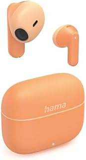 Hama Freedom Light II TWS Bluetooth Kopfhörer, kabellos, In-Ear, Mikrofon, Touch Control, Sprachsteuerung, 20h Akku, USB-C, komfortabel, Orange