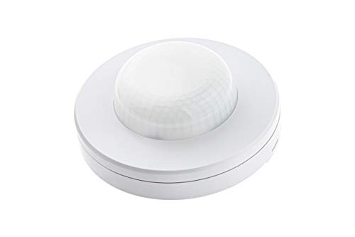MOTION 34 Präsenzmelder 360° für Innen/Außenbereich, Bewegungsmelder Deckenmontage mit 3 Sensoren und Matrixlinsen, IP65 I 230V, LED geeignet,