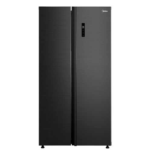 Geladeira Side by Side 511L Inverter Cor Preto Conectada Midea MD-RS710FGD282-220v