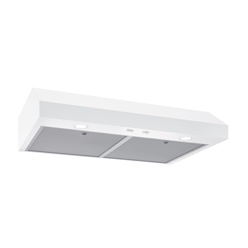 Broan-NuTone 36-Inch White Under Cabinet Range Hood- Trusted Quiet Power with 350 CFM, 1.5 Sones for Effective Everyday Kitchen Ventilation
