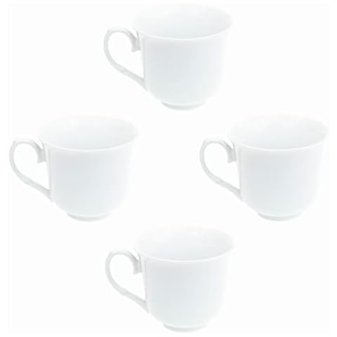 Mad About Mugs Porcelain 340ml Coffee Tea Serving Footed Mug (Set of 4) Cover