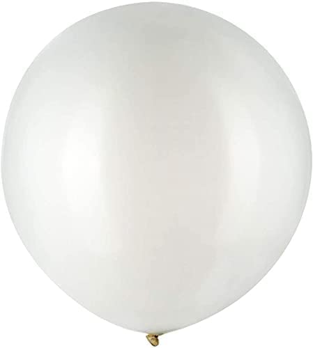 10 Piezas 60cm/24 Pulgadas Globos Grandes Globos Blancos Grandes Globo Gigante Globos Grandes De Látex Gigante Globos De Blancos Para Fiesta Cumpleaños Bodas Bautizo Graduación Navidad Celebraciones Cover