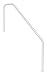 S.R.Smith 3HR-4-049-VW 3-Bend Sealed Steel Rail for Pools, White