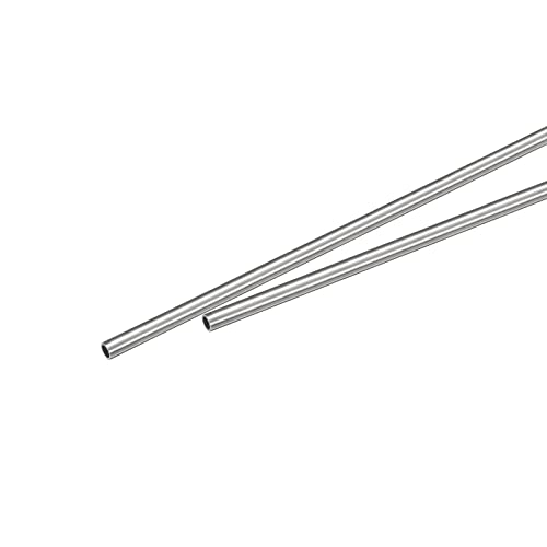 QUARKZMAN 2 Stück 304 Edelstahl Rohr 3mm Außendurchmesser Runde Nahtlose Edelstahlrohr 0,1mm Wandstärke Edelstahl Gerade Rundrohr 250mm Länge Silber Metallrohr für Industrie Heim Garten QUARKZMAN 2 Stück 304 Edelstahl Rohr 3mm Außendurchmesser Runde Nahtlose Edelstahlrohr 0,1mm Wandstärke Edelstahl Gerade Rundrohr 250mm Länge Silber Metallrohr für Industrie Heim Garten