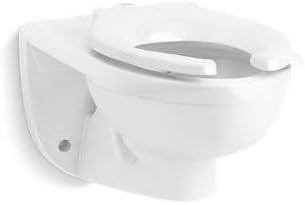 Kohler 84325-L-0 Kingston™ Ultra Wall-mounted top spud flushometer bowl