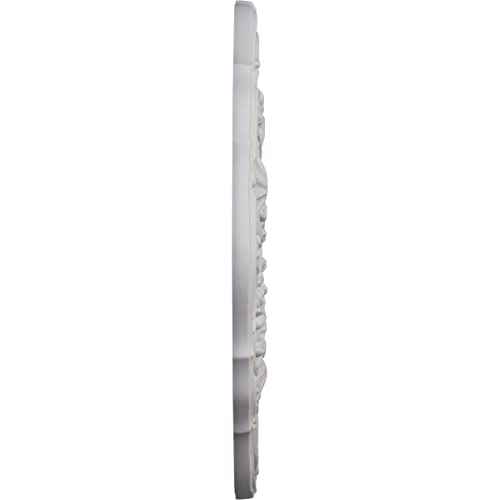 Image of Ekena Millwork CM22CNUWF 22 OD x 1 1 /2 P Cornelia Ceiling Medallion (fits Canopies up to 4 inch), Ultra Pure White