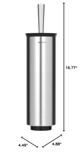 Image of Brabantia Stainless Toilet Brush, Metal /Plastic, Matt Steel