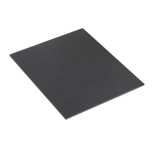 Image of Expanded PVC Plastic Sheet 7 /64 inch Thick, 8 inchx10 inch Lightweight Rigid Foam Sheet, [for Crafts Signage Displays Digital Screen Printing] - Black / 1 Pcs