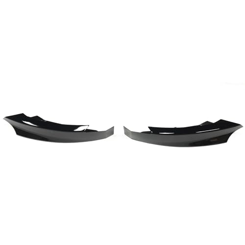Becquet de pare-choc avant BMW E82 E88 spoiler noir carbone