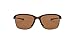 Oakley Women's Oo9191 Unstoppable Rectangular Sunglasses, Matte Brown Tortoise/Prizm Tungsten Polarized, 65 mm