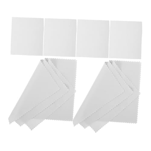 Abaodam 10pcs Guitar Cleaning Cloth Soft and Gentle for Care of Musical Instruments Portable Microfiber Polish Cloth for Guitars Flutes and More