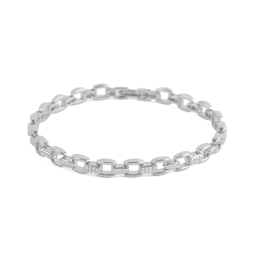 Bracelet Yaris LUXENTER argent tendance bijou poignet ajustable femme