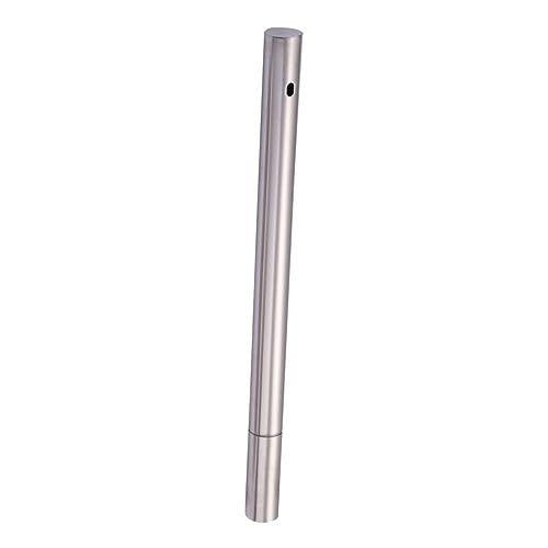 Toyvian 1 Pieza Tubo De Almacenamiento De Señal De Barbacoa Acero Accesorios Para Barbacoa Tenedores De Barbacoa Titulares Etiquetas Inoxidable Balde Brochetas Soporte Para Pinchos Plata