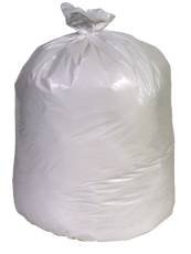 Renown REN23314-CA Trash Can Liners, 33" x 39", 33 gal, 0.74 mil, White (Roll of 25) (Pack of 6)