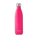 S'well Stainless Steel Water Bottle - 25 Fl Oz - Bikini Pink - Triple-Layered Vacuum-Insulated Containers Keeps Drinks Cold for 48 Hours and Hot for 24 - with No Condensation - BPA Free Water Bottle