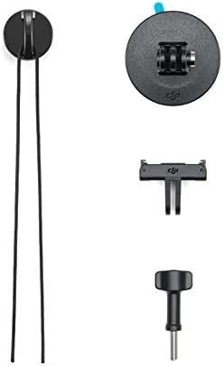 DJI Osmo Action Camera Mount, Black, Compatible with Osmo Action 3 and 4