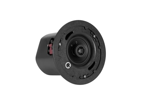 OMNITRONIC CSH-4 2-Wege-Deckenlautsprecher | 2-Wege-Einbau-Koaxiallautsprecher, LF: 4" HF: 0,75" 100 V, 40 W RMS